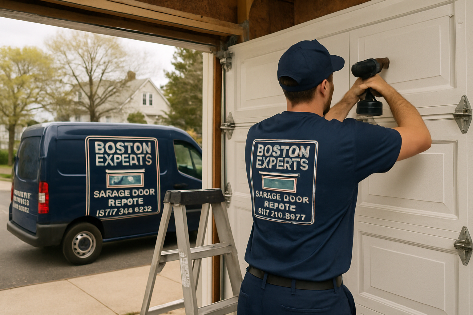 Garage Door Spring Repair — Allston