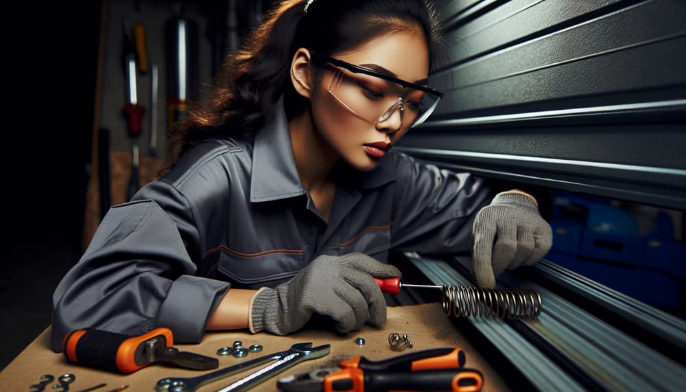 Our professional garage door cable repair process